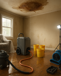 west palm beach water damaged home